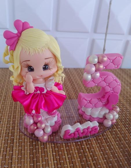 Topo de Bolo Barbie