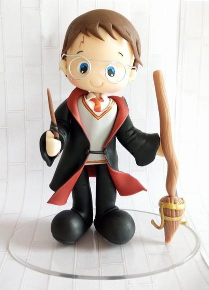 Topo de Bolo Harry Potter