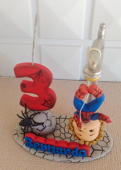 Topo de Bolo Homem Aranha
