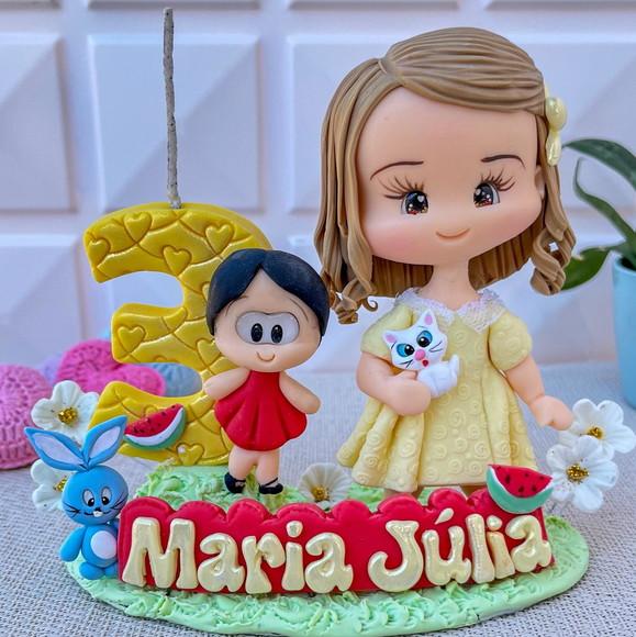 Topo de Bolo Infantil Personalizado em Biscuit