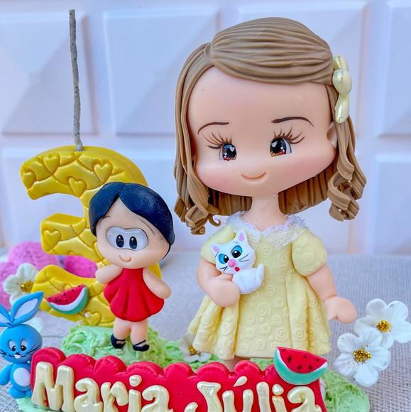 Topo de Bolo Infantil Personalizado em Biscuit