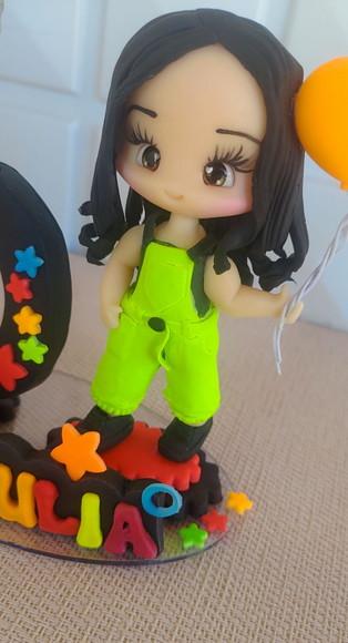 Topo de Bolo Neon