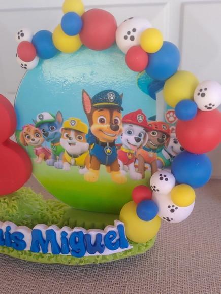 Topo de Bolo Patrulha Canina