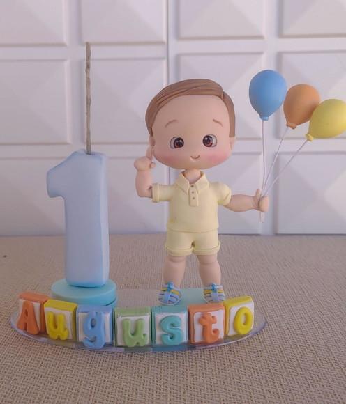 Topo de Bolo Personalizado - Tema 365 Sorrisos