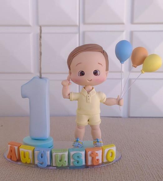 Topo de Bolo Personalizado - Tema 365 Sorrisos