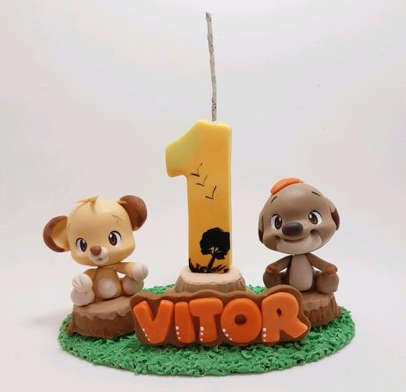 Topo de Bolo Rei Leão