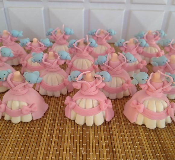 Topo Vestido Cinderela Biscuit Personalizado Nome