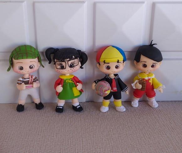Turma do Chaves em Biscuit