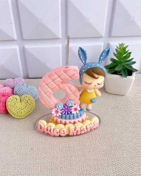 Vela Biscuit Bonequinha Metoo Personalizada Nome Idade