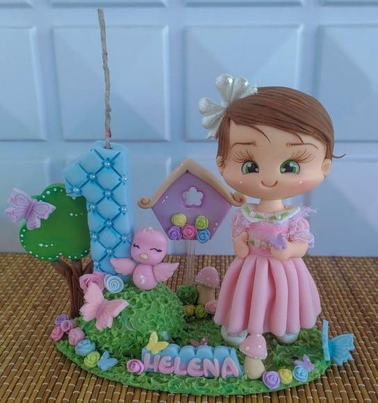 Vela de Aniversário Jardim Encantado