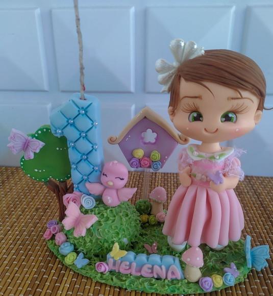 Vela de Aniversário Jardim Encantado