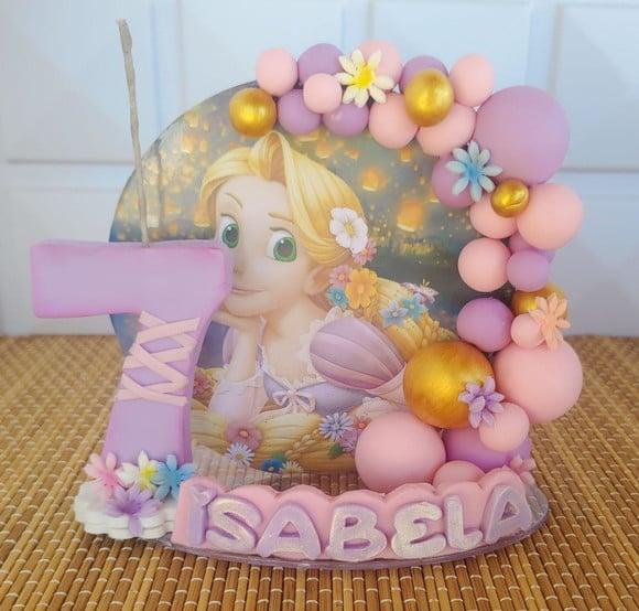Vela de Aniversário Rapunzel