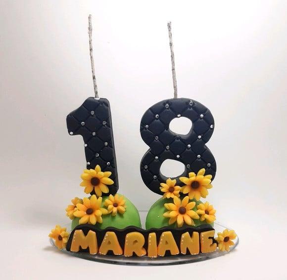 Vela Personalizada Girassol