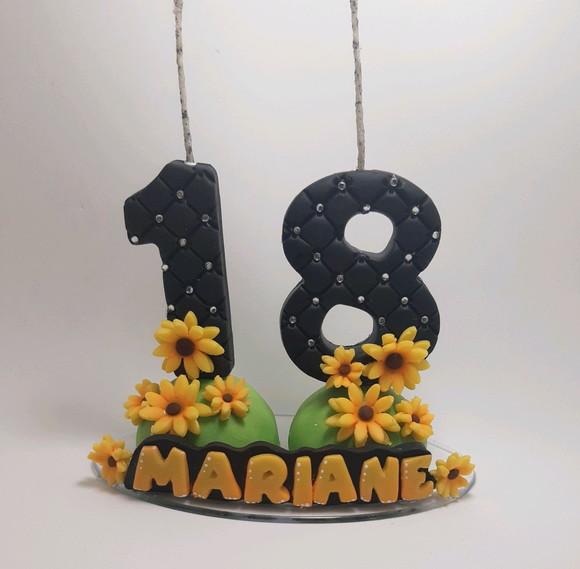Vela Personalizada Girassol