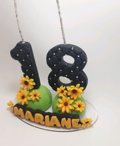 Vela Personalizada Girassol