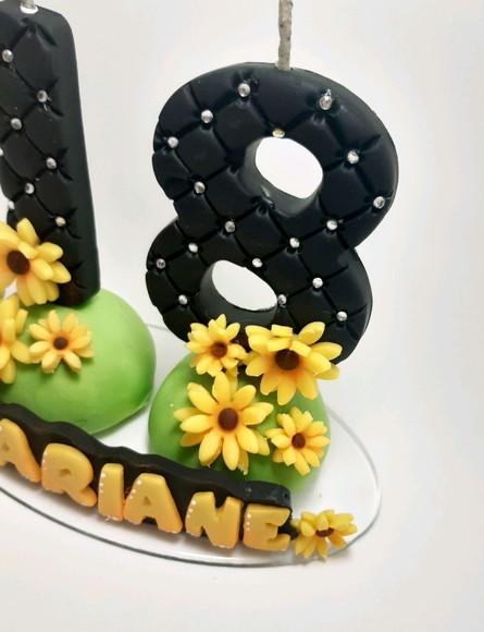Vela Personalizada Girassol
