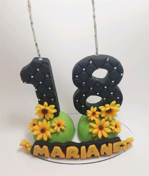 Vela Personalizada Girassol