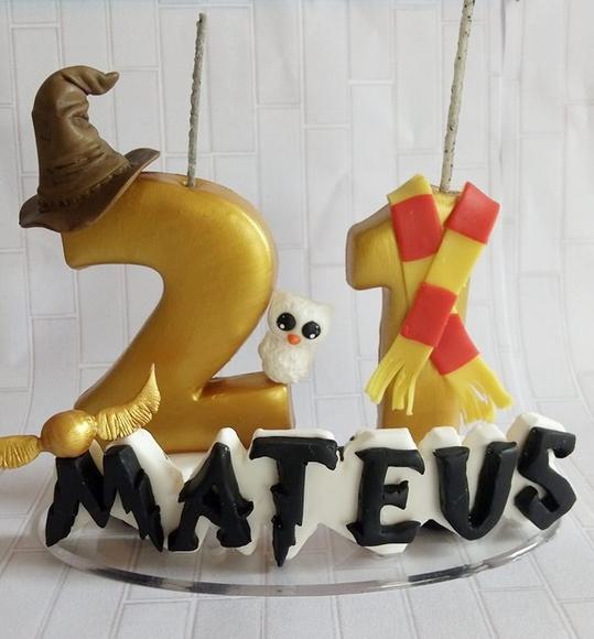 Vela Personalizada Harry Potter