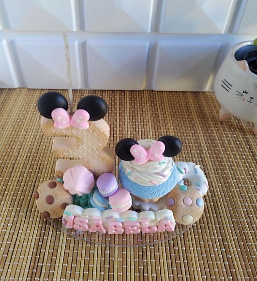 Vela Ratinha Confeiteira em Biscuit