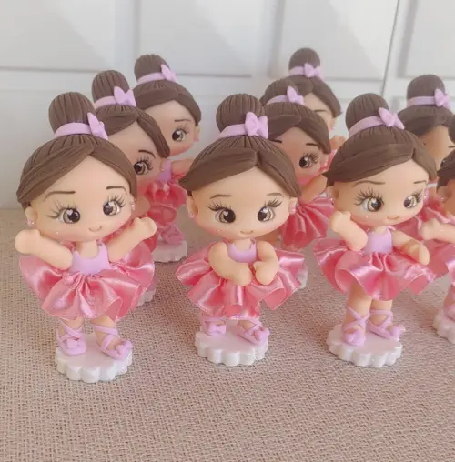 Aplique Bailarina em Biscuit