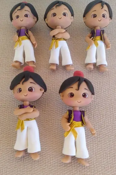 Aplique do Aladin em Biscuit para Decoração Transforme a Dec