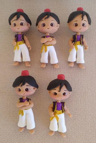 Aplique do Aladin em Biscuit para Decoração Transforme a Dec