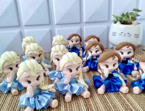 Aplique Frozen em Biscuit