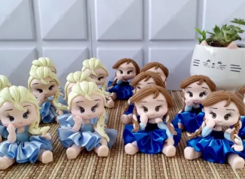 Aplique Frozen em Biscuit