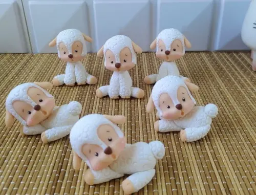 Aplique Ovelha de Biscuit para Personalizados