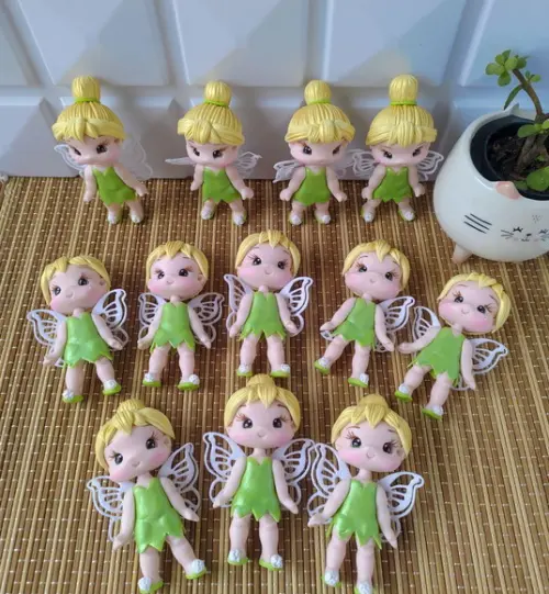 Aplique Sininho/tinkerbel em Biscuit