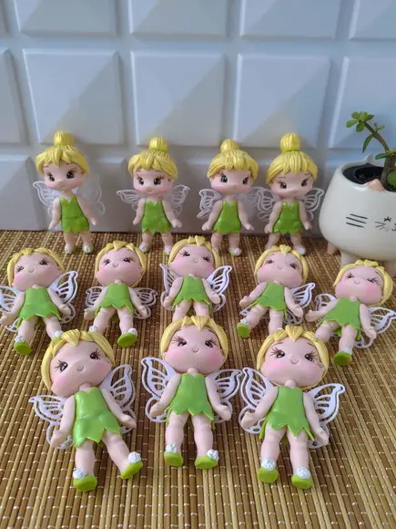 Aplique Sininho/tinkerbel em Biscuit
