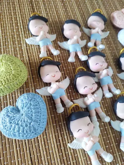 Apliques Anjinho de Biscuit