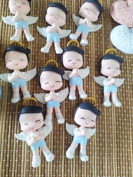 Apliques Anjinho de Biscuit