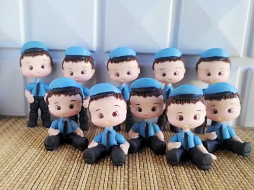 Aplique/lembrancinhas Policial em Biscuit