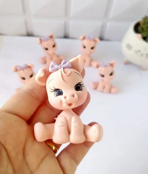 Apliques/lembrancinhas Fazendinha Rosa