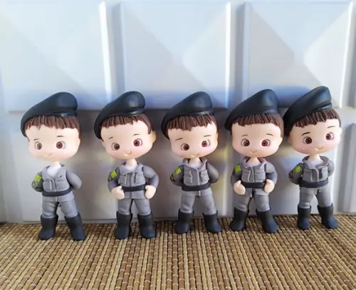 Apliques/lembrancinhas Policial em Biscuit