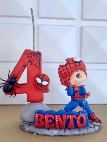 Homem Aranha Vela de Aniversário