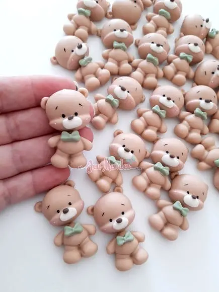 Imãs Ursinho em Biscuit
