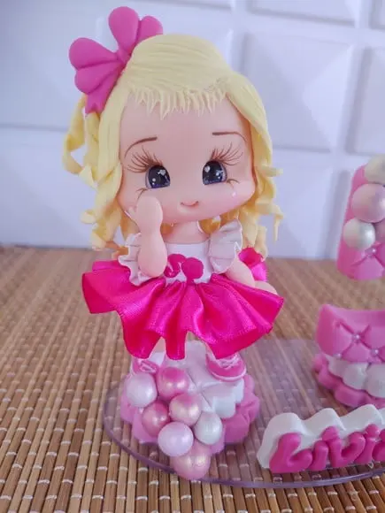 Topo de Bolo Barbie