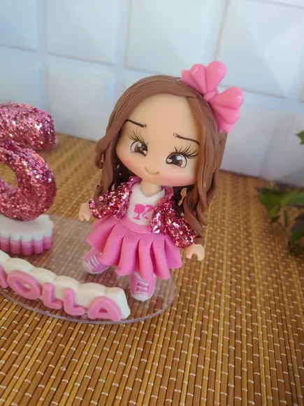 Topo de Bolo Barbie