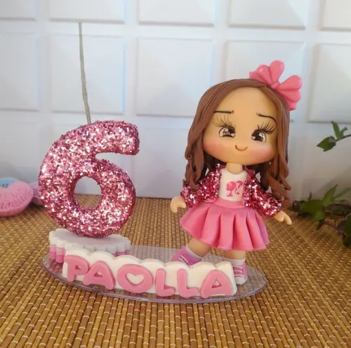 Topo de Bolo Barbie