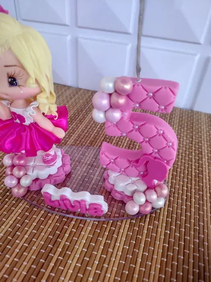 Topo de Bolo Barbie
