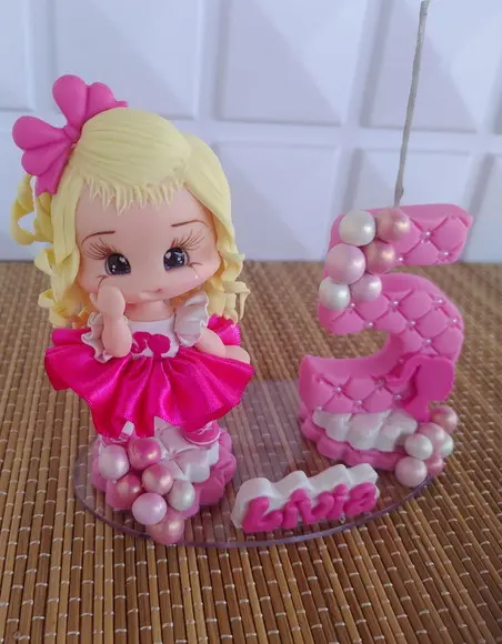 Topo de Bolo Barbie