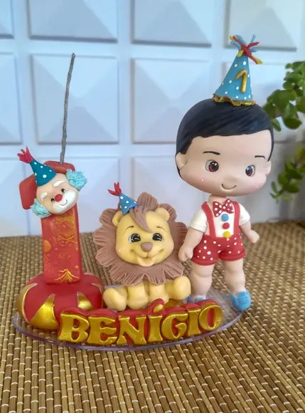 Topo de Bolo Circo