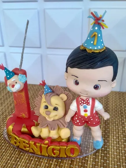 Topo de Bolo Circo