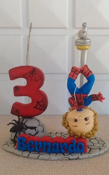 Topo de Bolo Homem Aranha