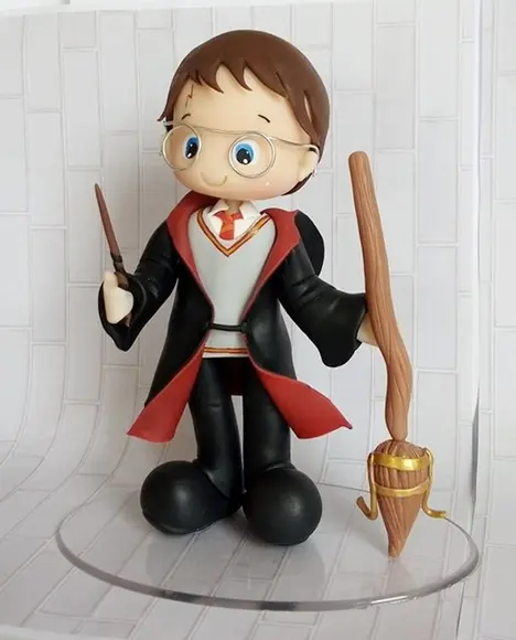 Topo de Bolo Harry Potter