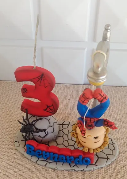 Topo de Bolo Homem Aranha