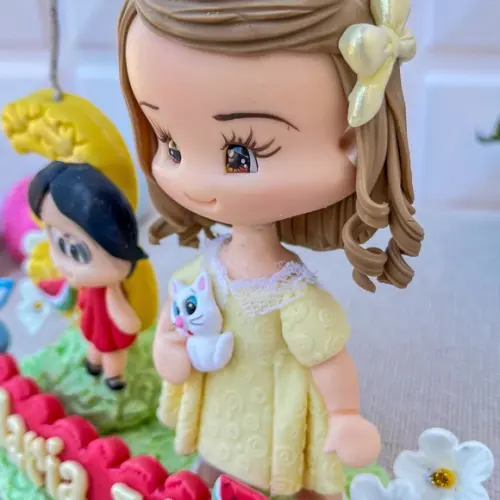 Topo de Bolo Infantil Personalizado em Biscuit