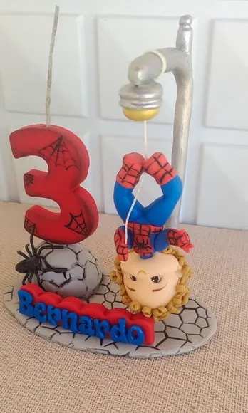 Topo de Bolo Homem Aranha